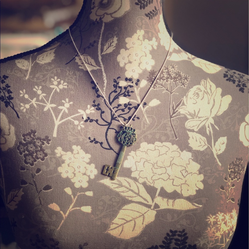 Bronze Key Necklace